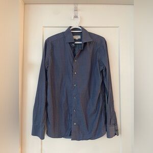 Eton Men's Navy Dress Shirt